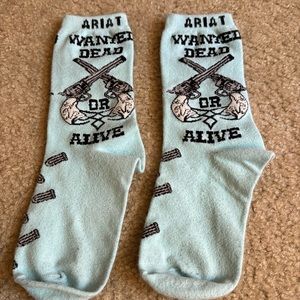 ARIAT - Light Blue Socks